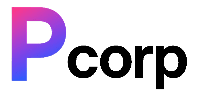 Pcorp logo black